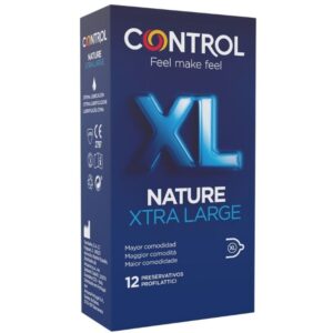 Vigoroso - CONTROL - ADAPTA NATURE XL CONDOMS 12 UNITS