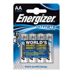 vVigoroso ENERGIZER - ULTIMATE LÍTIO AA L91 LR6 1