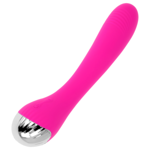 Vigoroso OHMAMA - VIBRADOR FLEXÍVEL ESTIMULAÇÃO PONTO G 19 CM