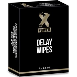 vVigoroso X POWER - DELAY WIPES 6 UNIDADES