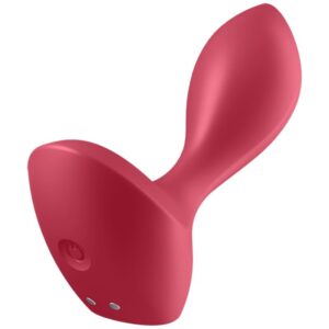 vVigoroso SATISFYER - PLUG VIBRATÓRIO BACKDOOR LOVER VERMELHO