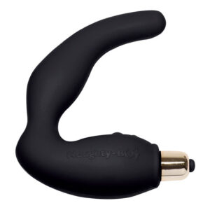 Vigoroso ROCKS-OFF - NAUGHTY-BOY MASCULINO G-SPOT MASSAGER 7 V PRETO