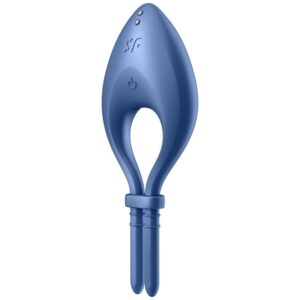 Vigoroso SATISFYER - APLICATIVO VIBRADOR DE ANEL BULLSEYE AZUL