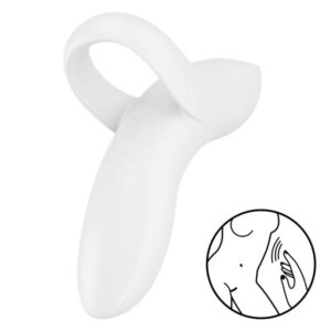 Vigoroso SATISFYER - VIBRADOR DE DEDO BOLD LOVER BRANCO