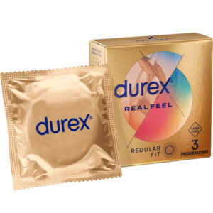 Vigoroso - DUREX - PRESERVATIVOS REAL FEEL 3 UNIDADES