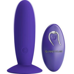 Vigoroso PRETTY LOVE - JUVENTUDE PLUG VIBRADOR ANAL CONTROLE REMOTO VIOLETA