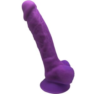 Vigoroso SILEXD - MODELO 1 PÊNIS REALÍSTICO PREMIUM SILEXPAN SILICONE VIOLETA 17.5 CM