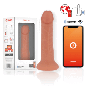 Vigoroso ONINDER - DILDO VIBRADOR BOGOTÁ MÉDIO 9 VELOCIDADES NATURAL 22 CM -O- 4