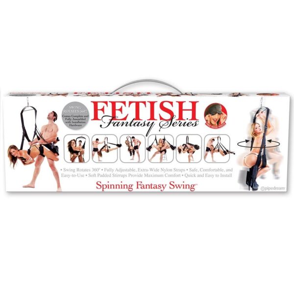 vVigoroso FETISH FANTASY SERIES - SPINING FANTASY SWING PRETO