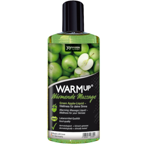 vVigoroso JOYDIVISION WARMUP - ÓLEO DE MASSAGEM MAÇÃ VERDE WARMUP - 150 ML