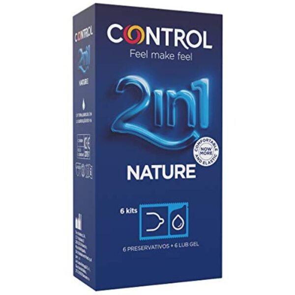 Vigoroso - CONTROL - DUO NATURA 2-1 CONSERVANTE + GEL 6 UNIDADES