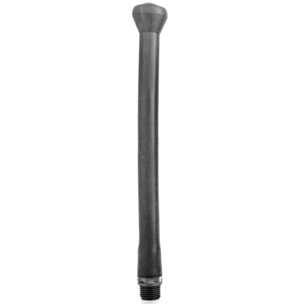 Vigoroso ALL BLACK - ROLHA DE SISTEMA DE SILICONE ANAL PARA CHUVEIRO 27 CM