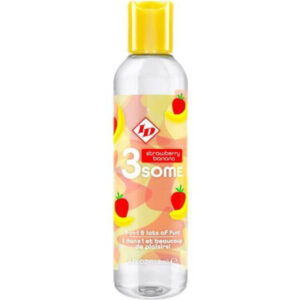 vVigoroso ID 3SOME - GARRAFA DE BANANA DE MORANGO COM 4 FL OZ