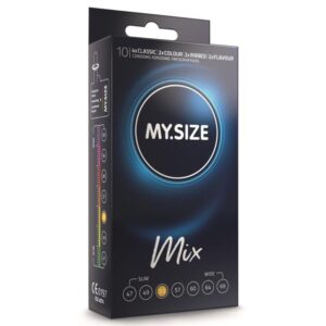 Vigoroso - MY SIZE - MIX PRESERVATIVOS 53 MM 10 UNIDADES