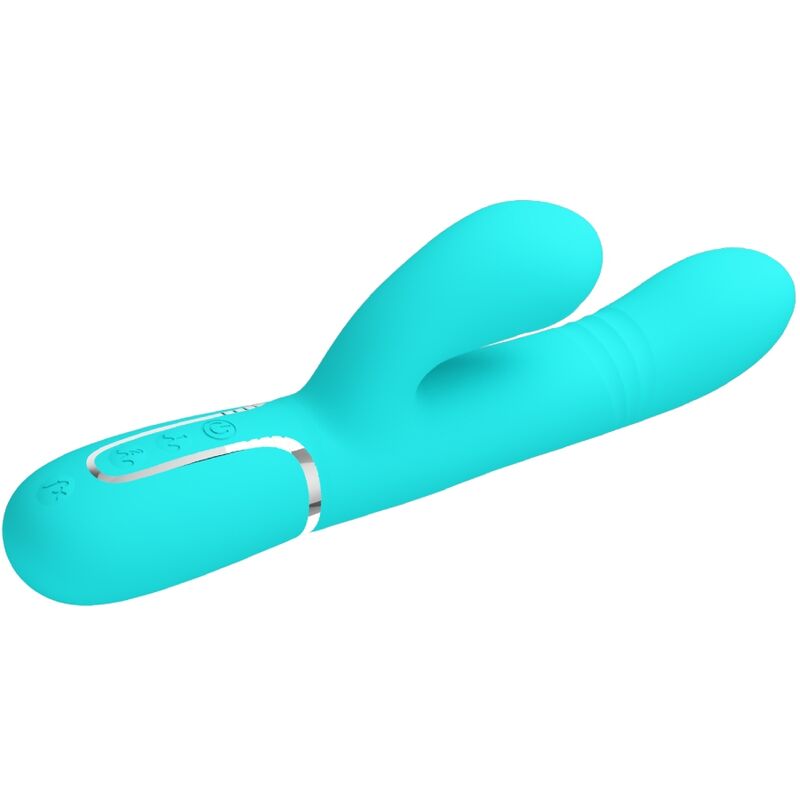 Vigoroso PRETTY LOVE - VIBRADOR MULTIFUNÇÃO G-SPOT AQUA VERDE