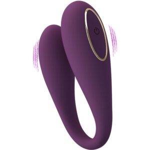 Vigoroso PRETTY LOVE - AUGUST VIBRADOR DE PRAZER DUPLO GLOBAL REMOTO