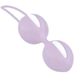 Vigoroso FUN FACTORY -  SMARTBALLS DUO BOLAS PÉLVICAS BRANCO / ROXO PASTEL