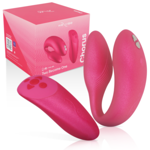 Vigoroso WE-VIBE - VIBRADOR WE VIBE CHORUS PARA CASAIS COM SQUEEZE CONTROL ROSA