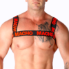 vVigoroso MACHO - ARNÊS DUPLO VERMELHO