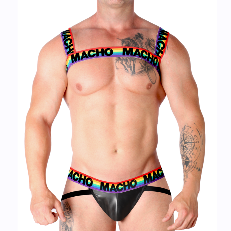 vVigoroso MACHO - ARNÊS DUPLO PRIDE LIMITED