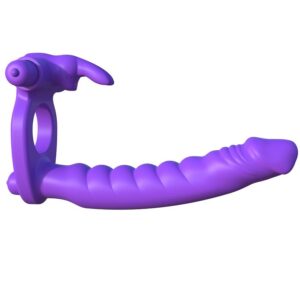 Vigoroso FANTASY C-RINGZ - SILICONE DOUBLE VIBRATOR COELHO