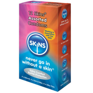 Vigoroso - SKINS - CONDOMES DE PELE ASSORTED 12 PACK