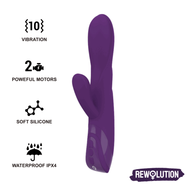 Vigoroso REWOLUTION - VIBRADOR FLEXÍVEL REWORABBIT COM COELHO