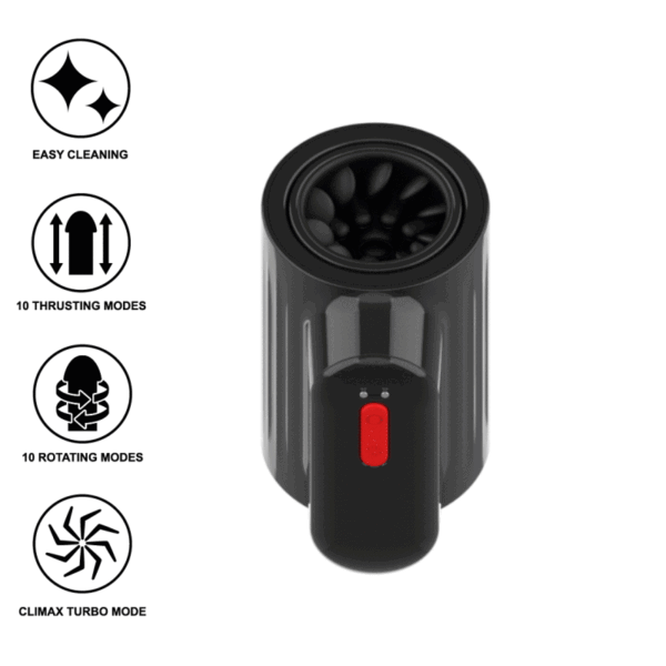 Vigoroso JAMYJOB - VORTEX THRUSTING E 360 ROTATE TECH TURBO MODE MASTURBATOR