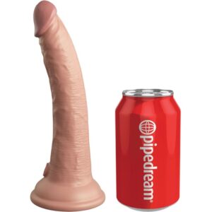 Vigoroso KING COCK - ELITE DILDO SILICONE REALISTA 17.8 CM