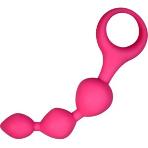 Vigoroso ALIVE - BOLAS ANAIS DE SILICONE TRIBALL ROSA 15 CM