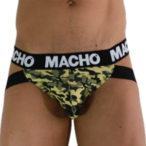 vVigoroso MACHO - MX28MV JOCK MILITAR VERDE S