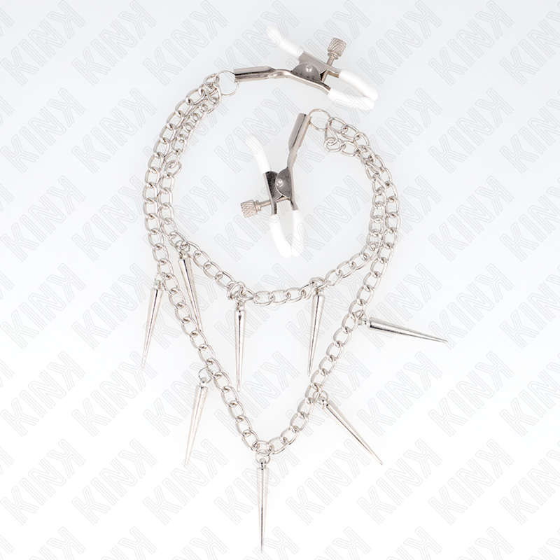 KINK - PINÇAS PARA BICOS COM CORRENTES DE PONTOS 30 CM - Image 2