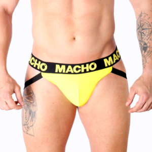 vVigoroso MACHO - MX25A JOCK LYCRA AMARELO S