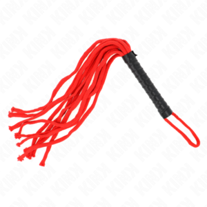 vVigoroso KINK - CHICOTE DE CORDA ROJO 56 CM