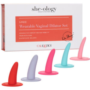 Vigoroso CALEXOTICS - KIT 5 PCS DILATADORES VAGINAIS OU ANAIS MULTICOLOR