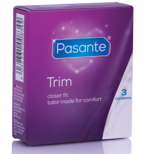 Vigoroso - PASANTE - THIN TRIM MS THIN PRESERVATIVO DE 3 UNIDADES