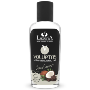 vVigoroso INTIMATELINE LUXURIA - VOLUPTAS GEL DE MASSAGEM COMESTÍVEL EFEITO AQUECEDOR - COCO E CREME 100 ML