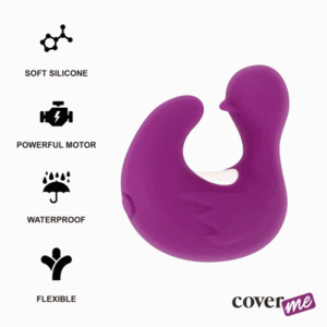 Vigoroso COVERME - DEDAL DE PATO ESTIMULANTE DE SILICONE RECARREGÁVEL DUCKYMANIA