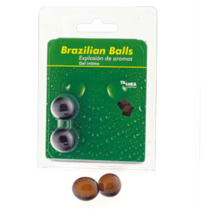vVigoroso TALOKA - 2 BOLAS BRASILEIRAS GEL ÍNTIMO DE CHOCOLATE