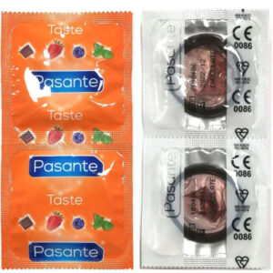 Vigoroso - PASANTE - PRESERVATIVOS SABOR CHOCOLATE TENTAO SACO 144 UNIDADES