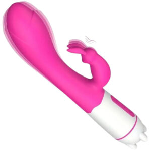 Vigoroso ARMONY - HAPPY VIBRADOR E ESTIMULADOR DE COELHO FÚCSIA