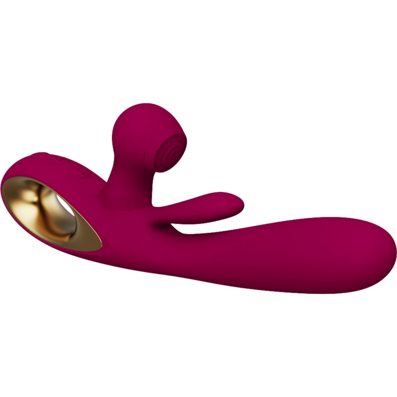 Vigoroso ARMONY - VIBRADOR DE IMPACTO SWING E ESTIMULADOR DUPLO MODELO 1 BORDEAUX