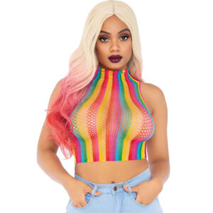 vVigoroso LEG AVENUE - TOP NET MULTICOLOR