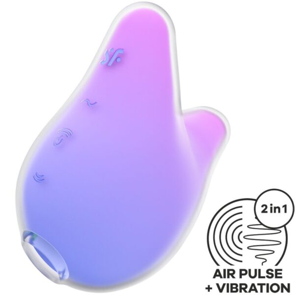 Vigoroso SATISFYER - MERMAID VIBES ESTIMULADOR E VIBRADOR VIOLETA E ROSA