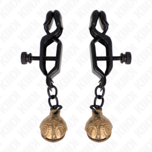 vVigoroso KINK - GRAMPOS DE BICO ESTILO BELL JAW PRETO 7 CM