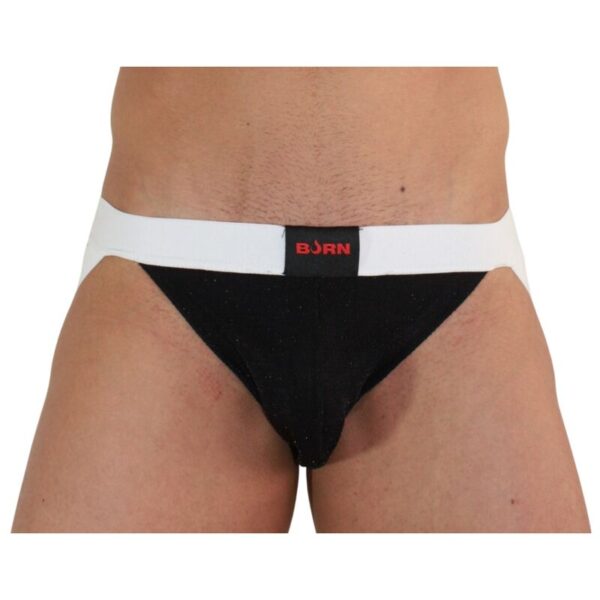 vVigoroso BURN - 004 JOCK BRILHANTE PRETO / BRANCO S