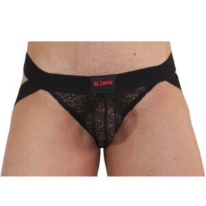 vVigoroso BURN - 005 JOCK LINGERIE PRETO S