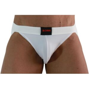 vVigoroso BURN - 007 JOCK LYCRA BRANCO S