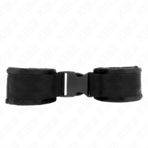 vVigoroso KINK - RETENÇÕES DE PULSO NYLON BIND HOOK&LOOP VERMELHO-PRETO MODELO 1 AJDUSTABLE 25-35 CM X 6 CM