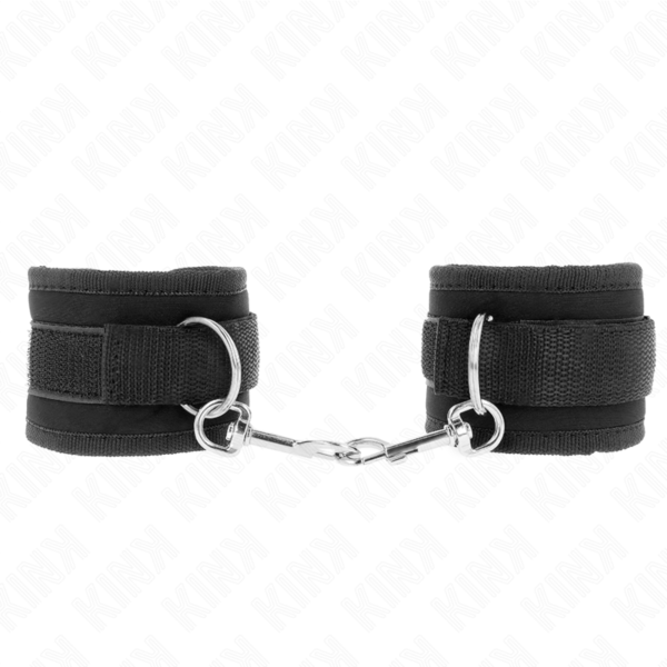 vVigoroso KINK - PULSO NYLON BIND HOOK&LOOP PRETO MODELO 2 AJUSTÁVEL 18-35 CM X 6 CM